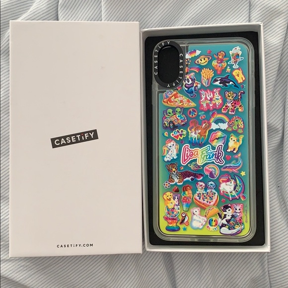 Lisa Frank Accessories - Lisa Frank iPhone Xs Max Neon Liquid Case Grn/Yw